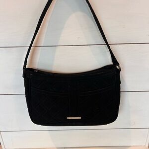 Vera Bradley Black Quilted Shoulder Bag